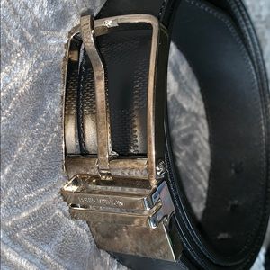 Louis Vuitton Detroit belt Damier infini leather